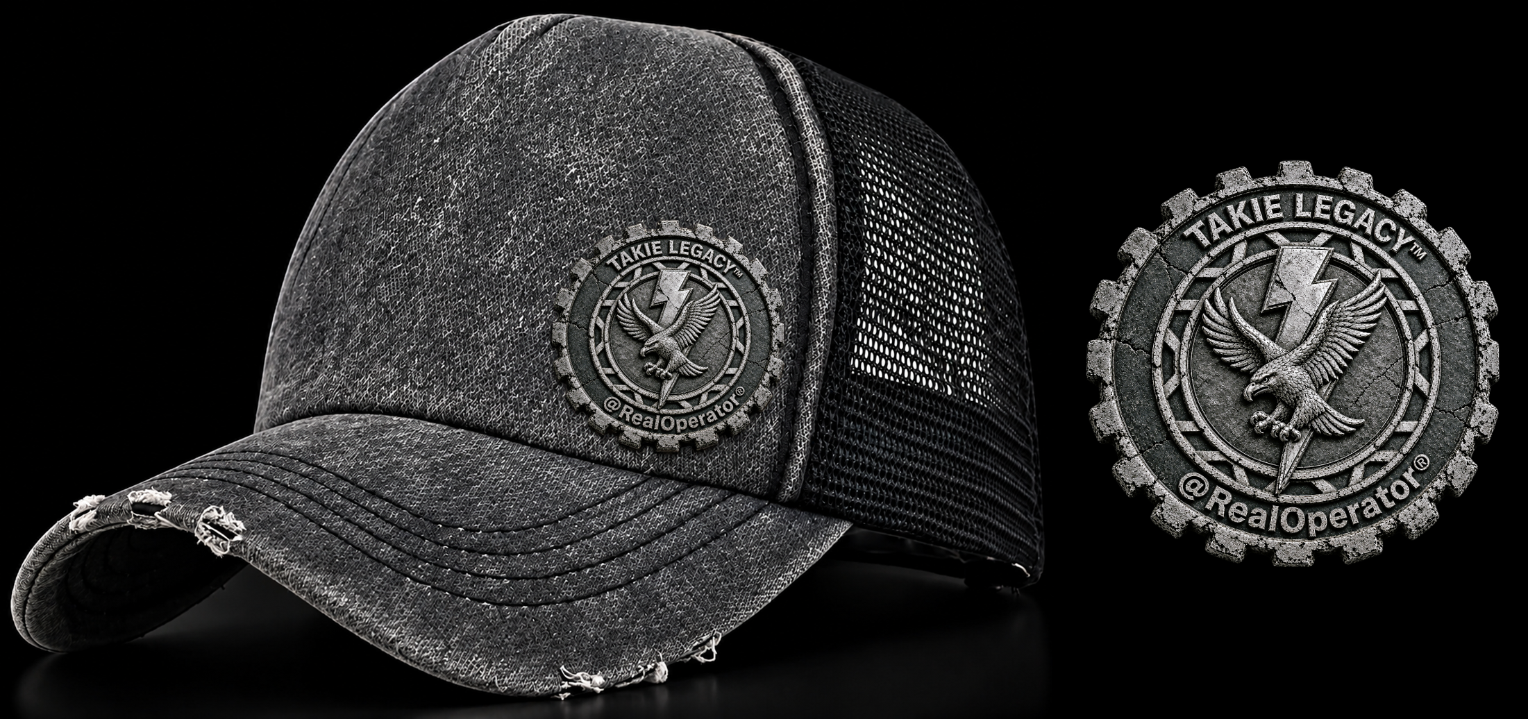 TAKIE LEGACY Weathered Trucker Cap